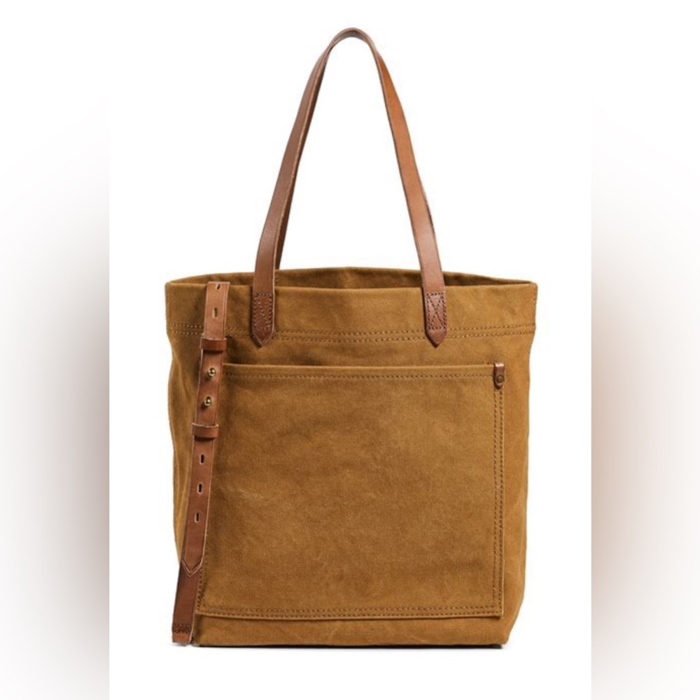 MADEWELL Canvas Medium Transport Tote Acorn